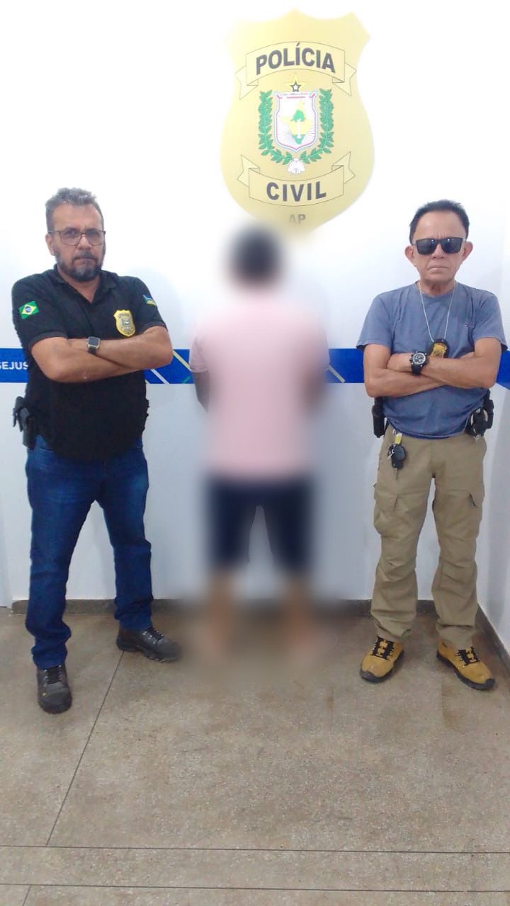 EM MACAPÁ, POLÍCIA CIVIL PRENDE INDIVÍDUO CONDENADO JUDICIALMENTE POR HOMICÍDIO E QUE ESTAVA FORAGIDO DA JUSTIÇA